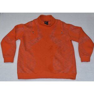 Nike City Ready Tech Women's Sweatshirt Size S Oversized Training Orange -Flaws-